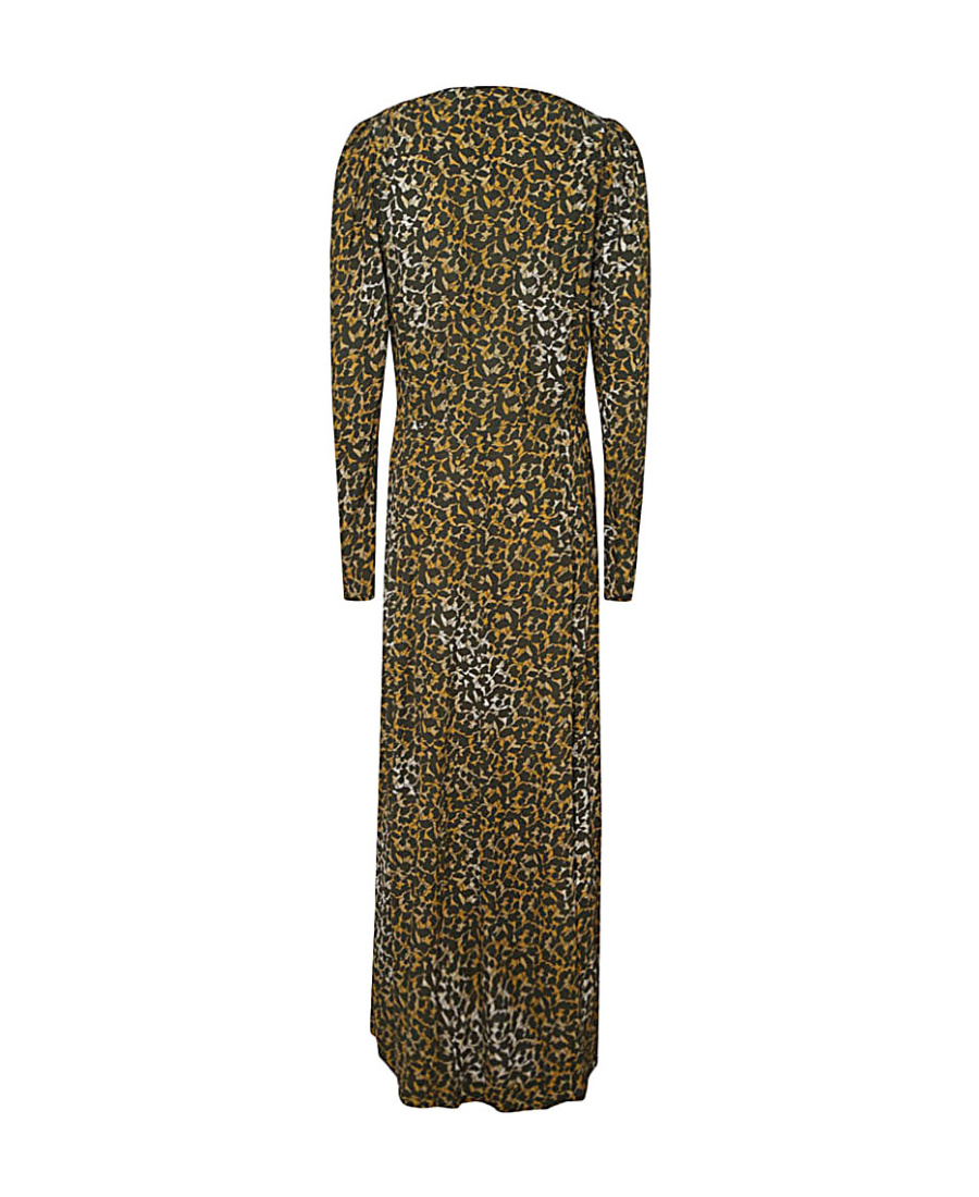 Shop Isabel Marant Étoile Aissa Printed Maxi Dress In Black