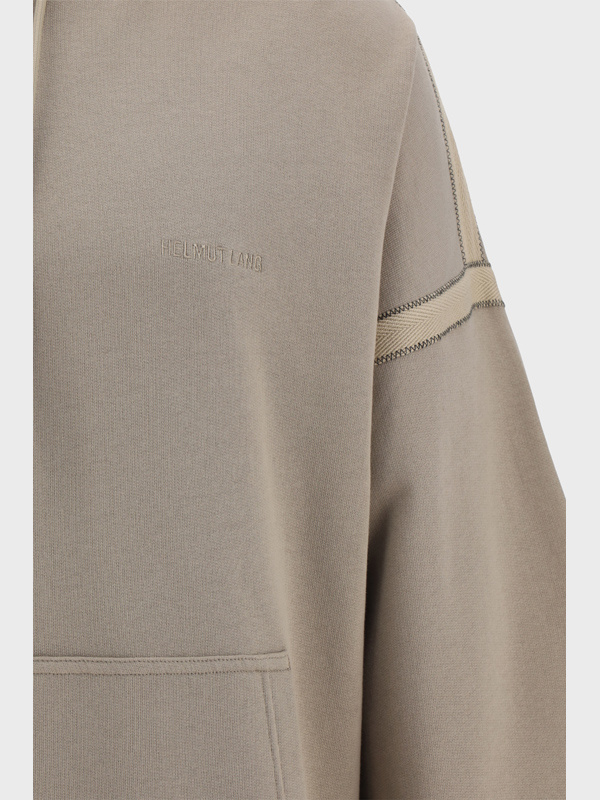 Helmut Lang Logo Embroidered Drawstring Hoodie