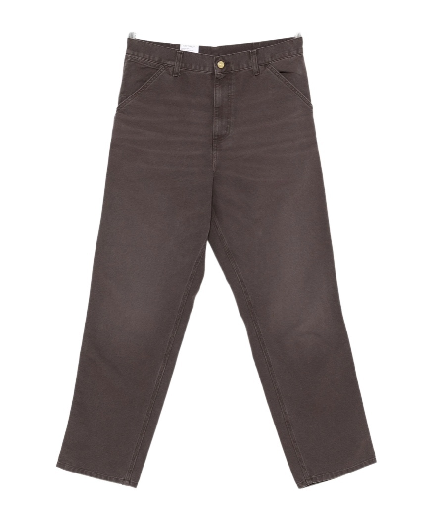 Carhartt Double-pocket Cotton Jeans In Gray