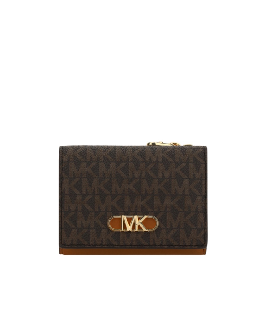 MICHAEL MICHAEL KORS MONOGRAM LOGO-PATCH WALLET
