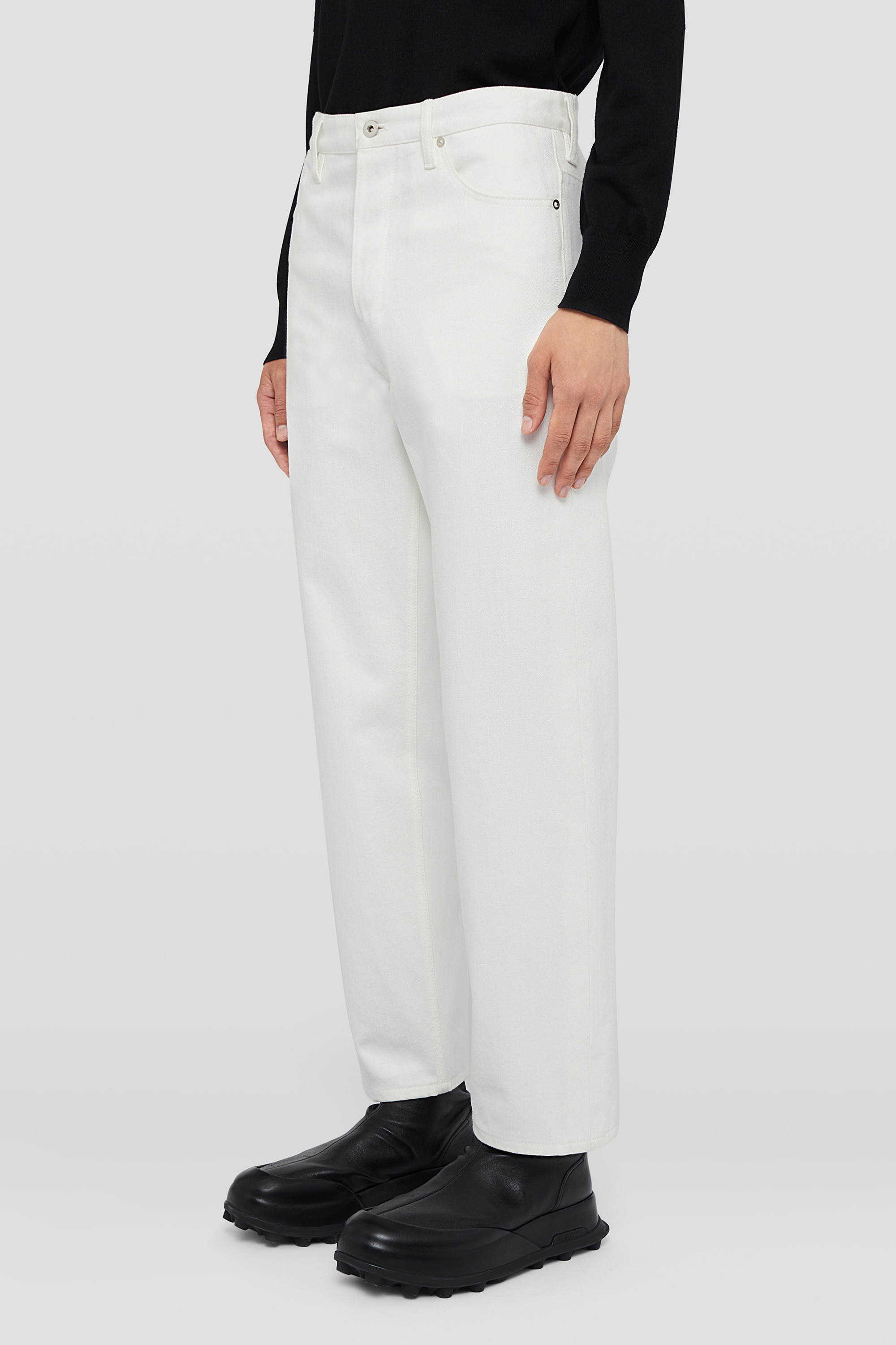 Jil Sander Mid-rise Straight-leg Jeans In White