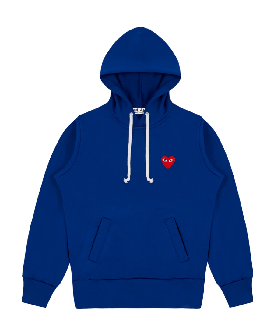 COMME DES GARÇONS LOGO HOODED SWEATER