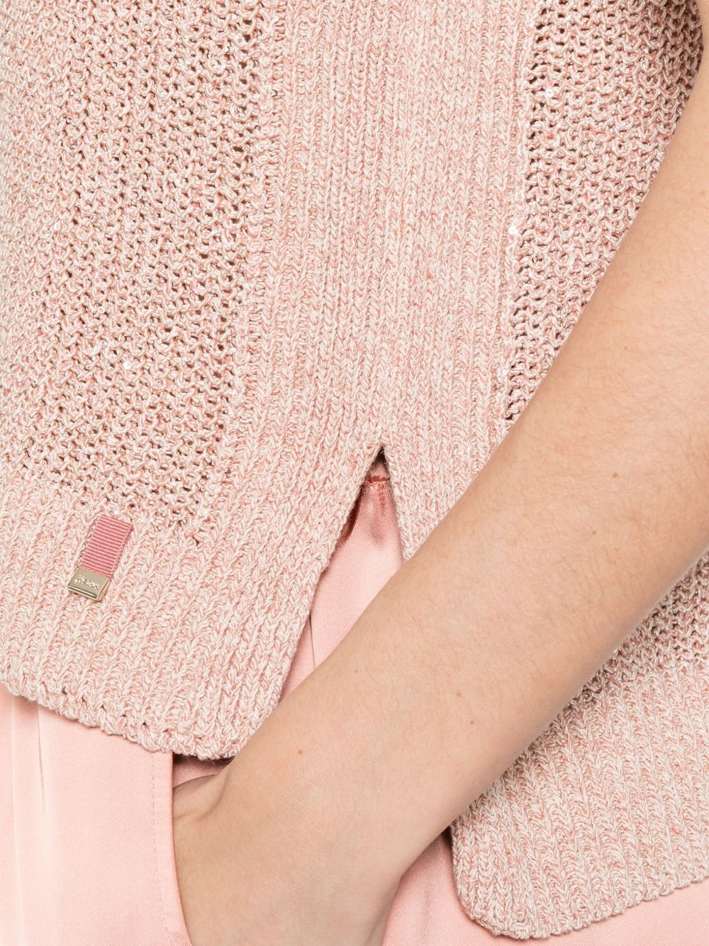Herno Sequin-embellished Vest