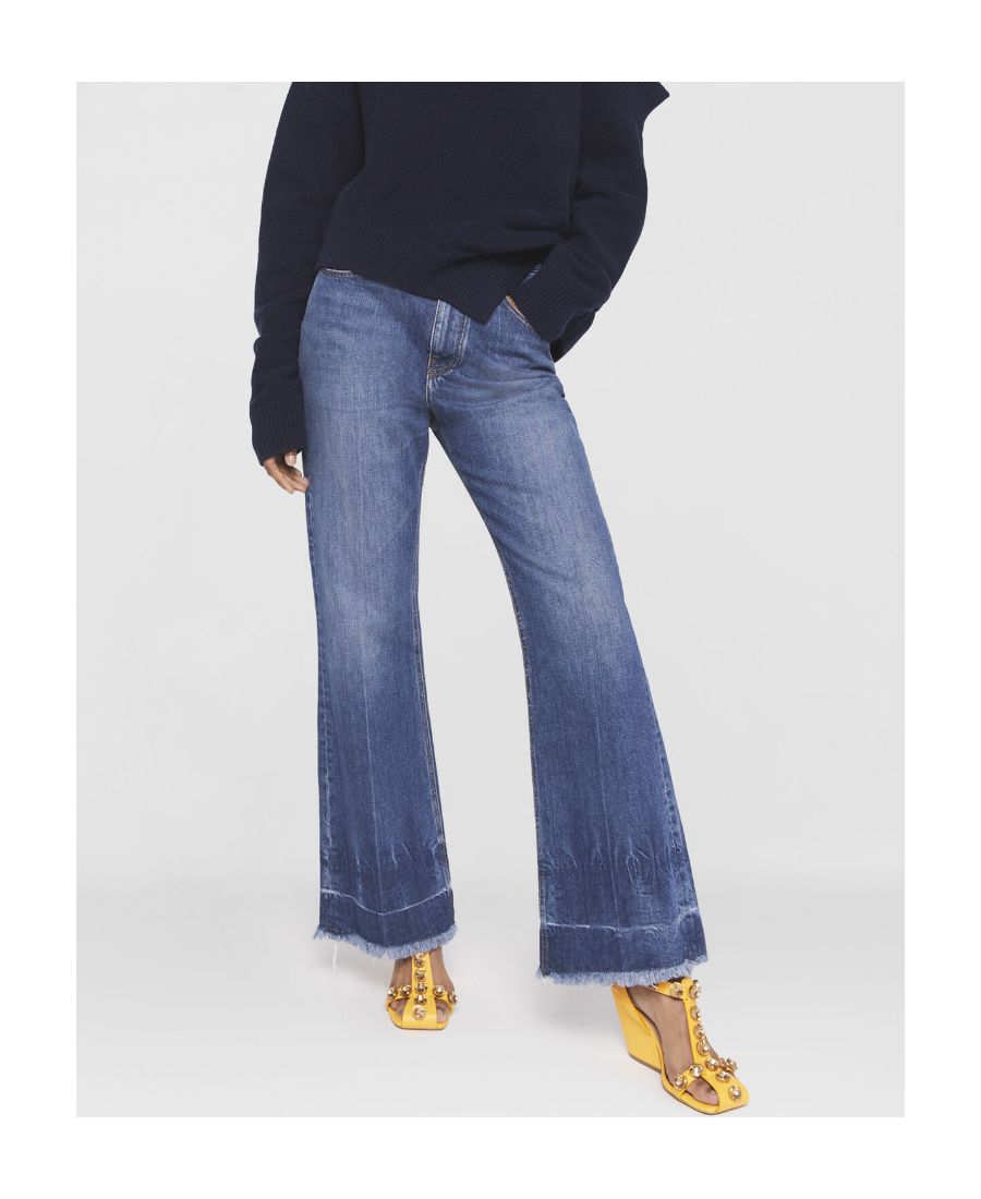 Stella Mccartney Mid-rise Straight-leg Jeans In Blue