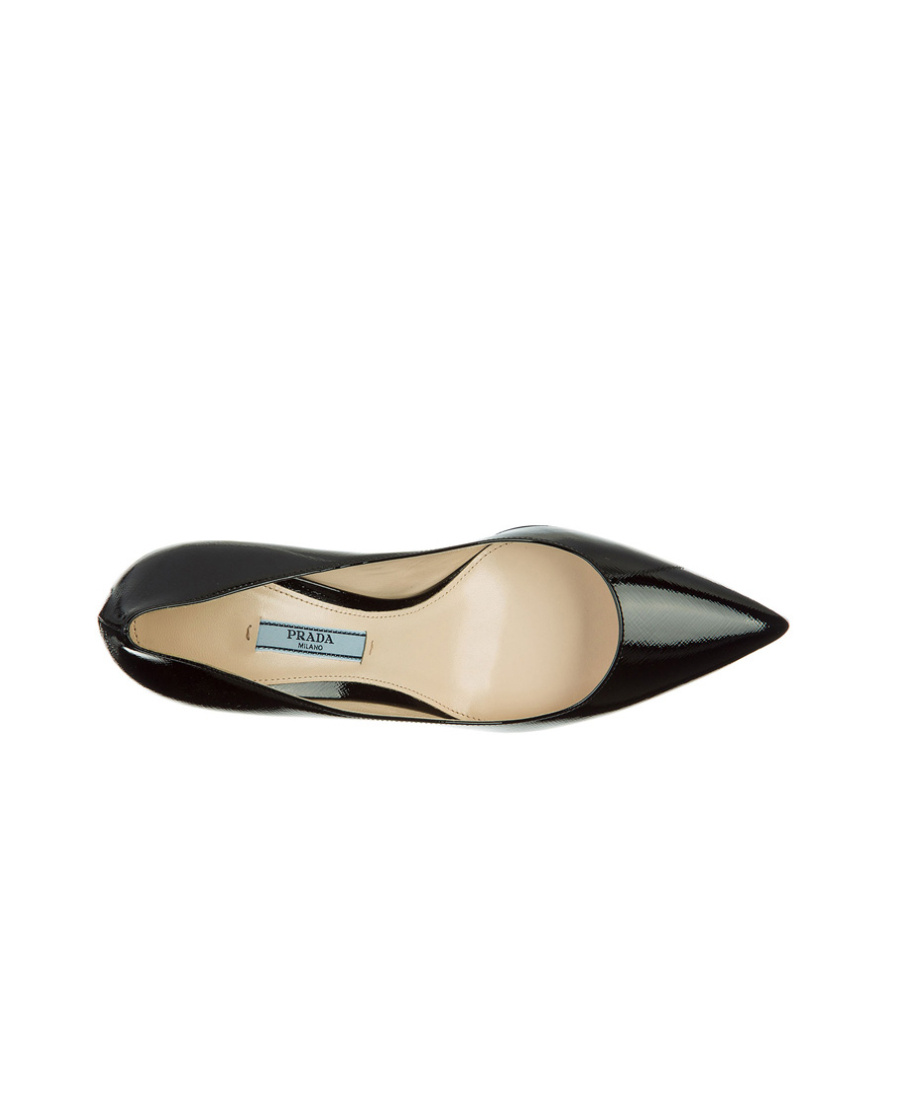 Prada Pointed High Heels In Black