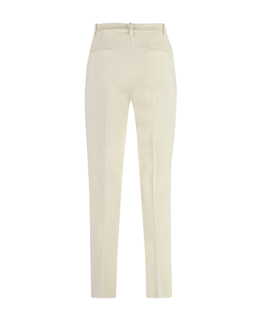 Pinko Bello Straight-leg Trousers In Nude