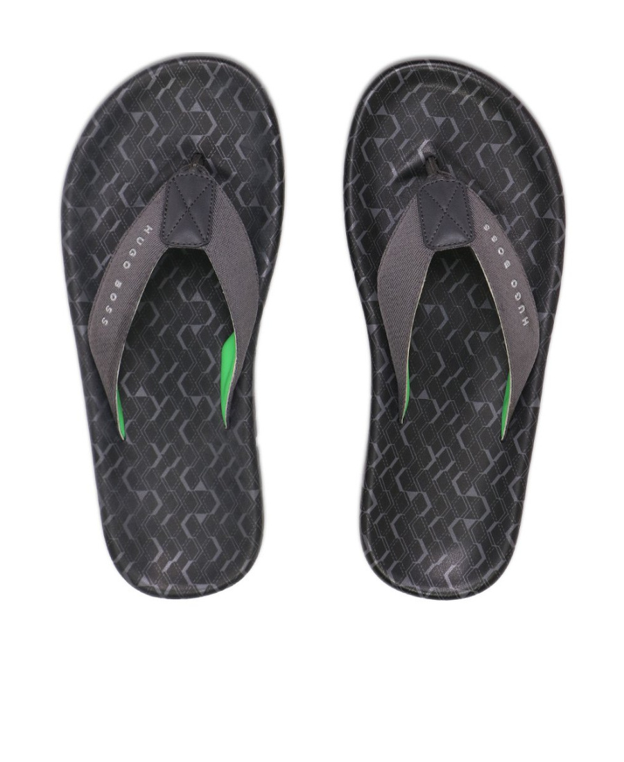 Hugo Boss Logo Details, Flip-flops. In Black