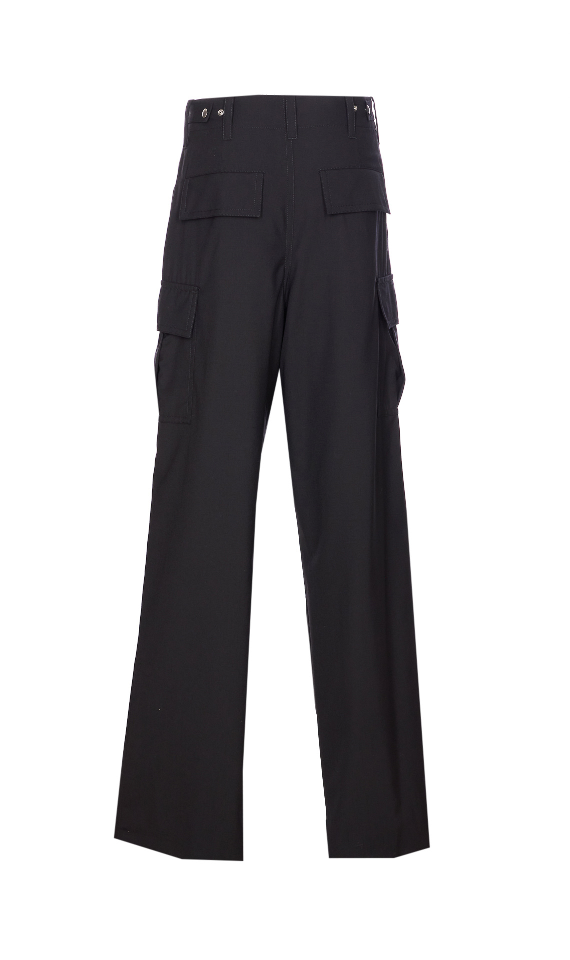 Bottega Veneta Belt Loop Casual Pants In Black