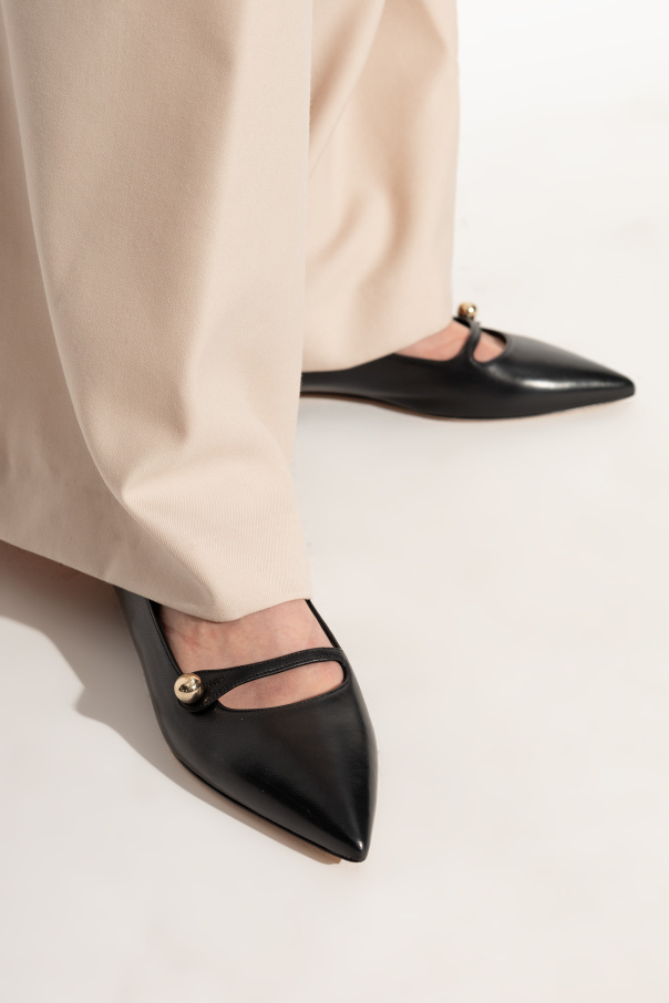Casadei Pointed Flat Shoes In Black