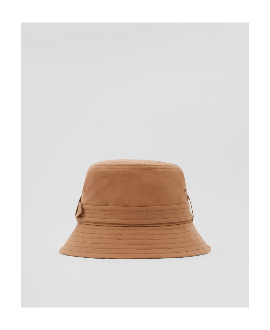 Shop Burberry Gabardine Bucket Hat In Brown