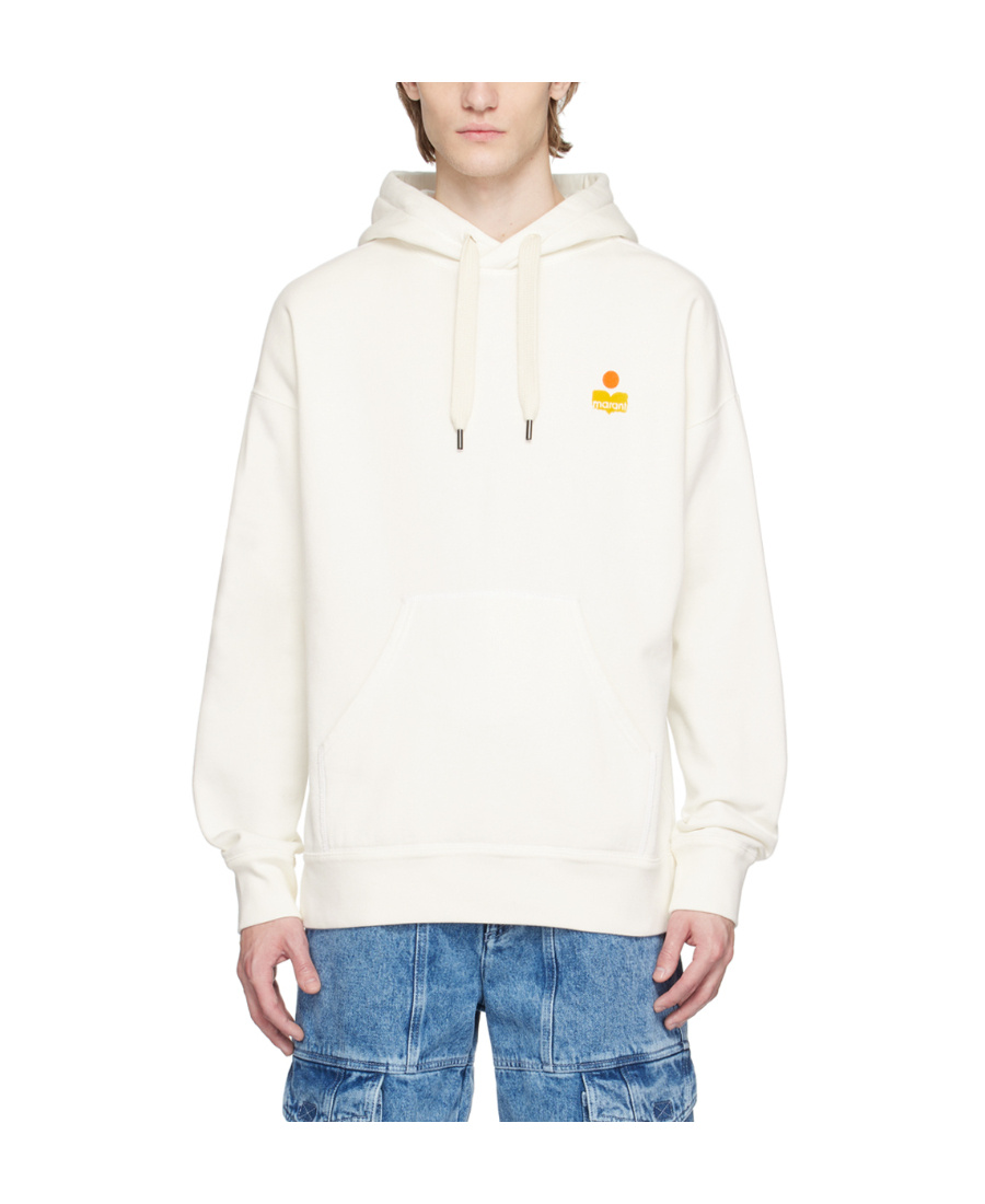 Isabel Marant Malek Hooded Sweater In White