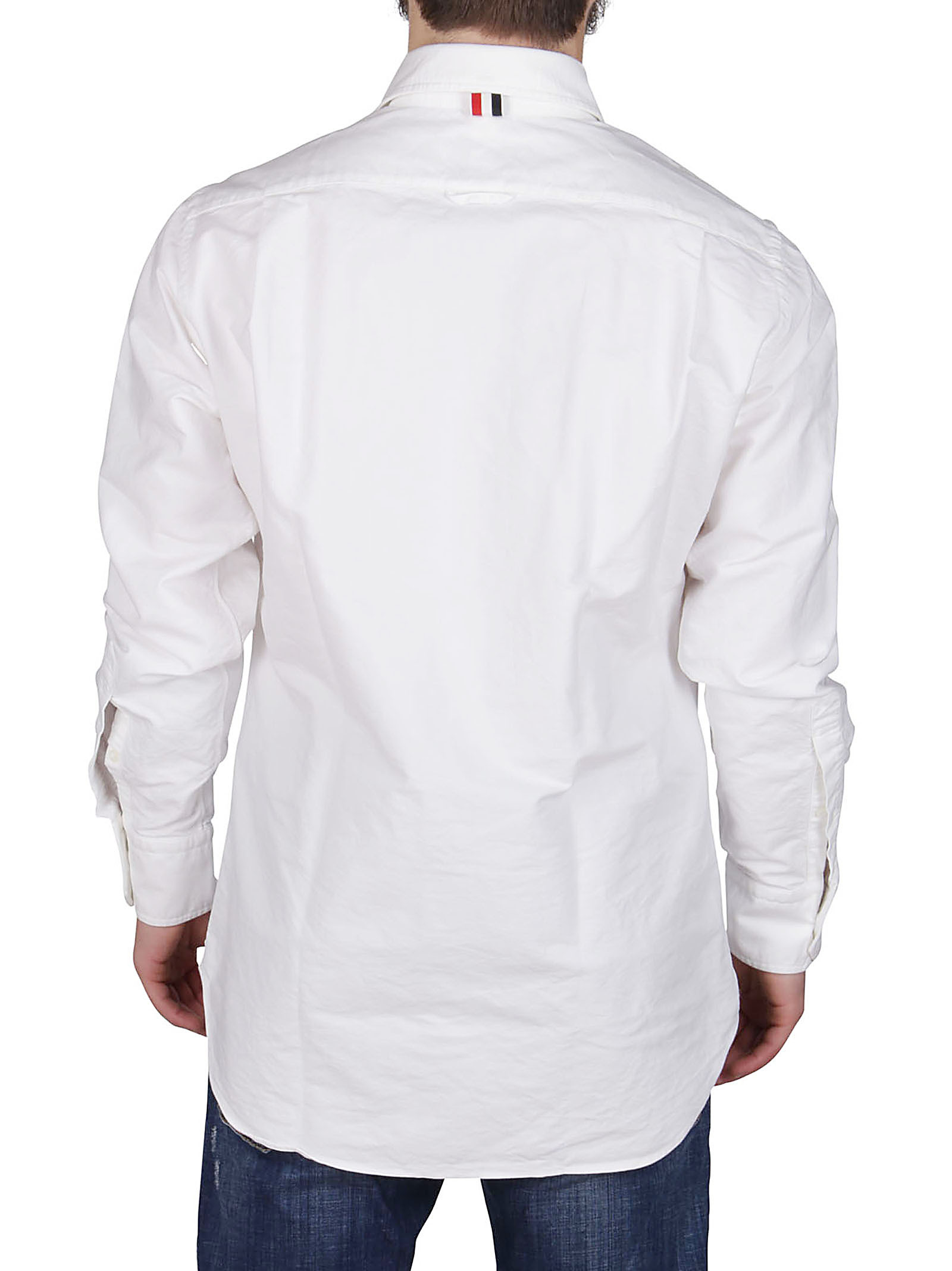 Thom Browne Classic Fit Shirt In White