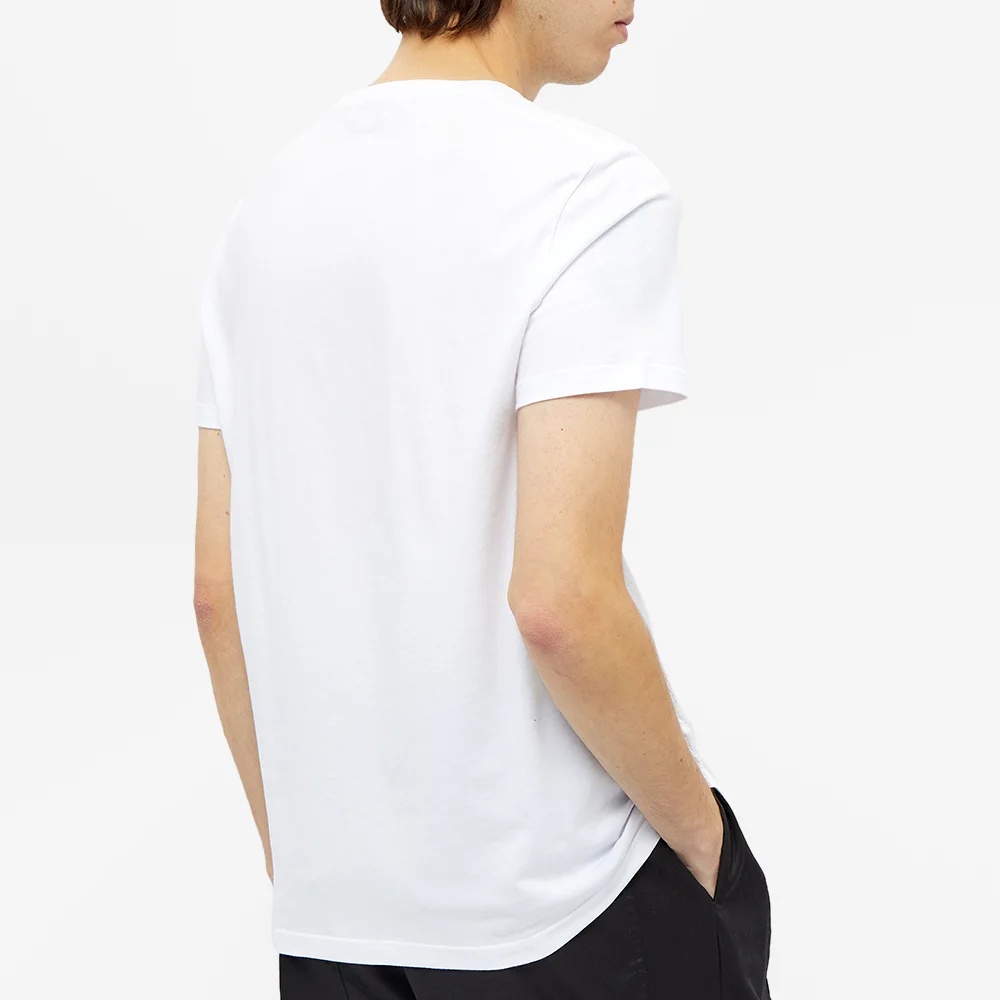 Alexander Mcqueen White Embroidered Logo T-shirt In White