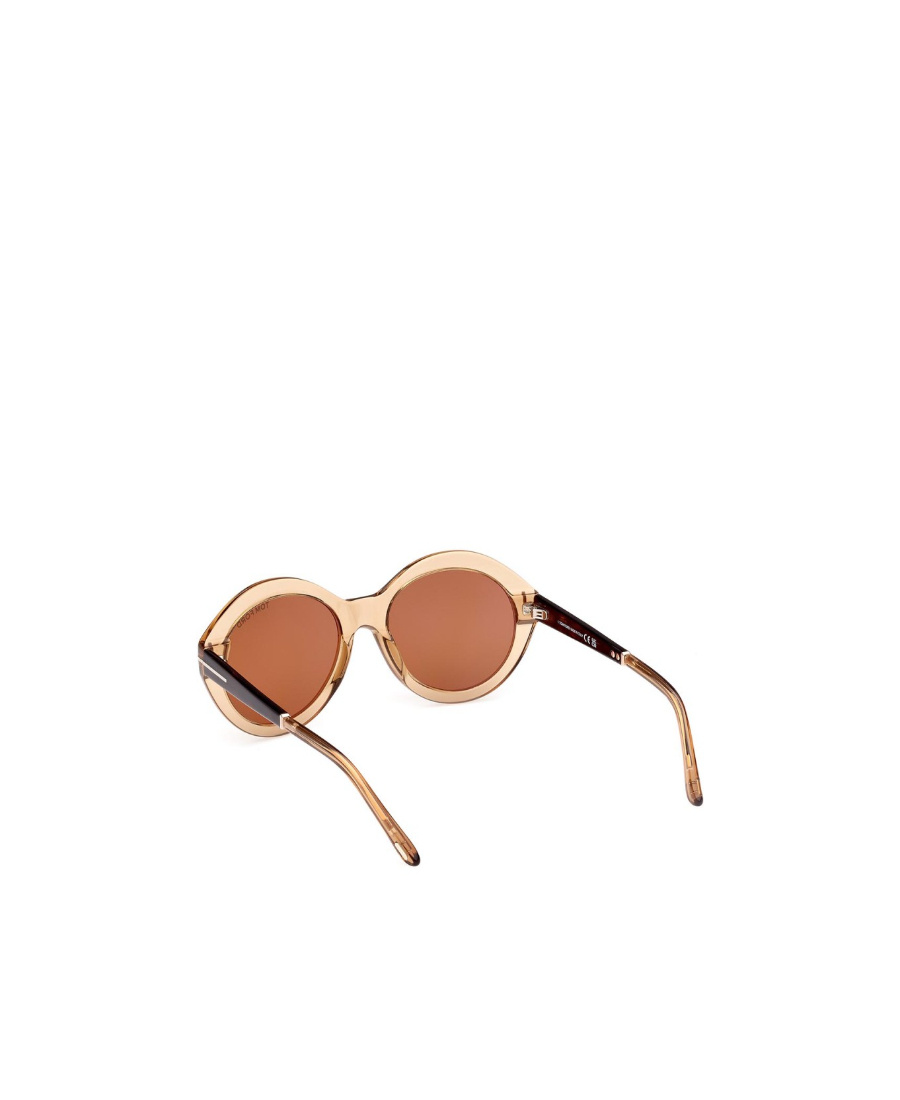 Tom Ford Eyewear Round-frame Sunglasses In Gold