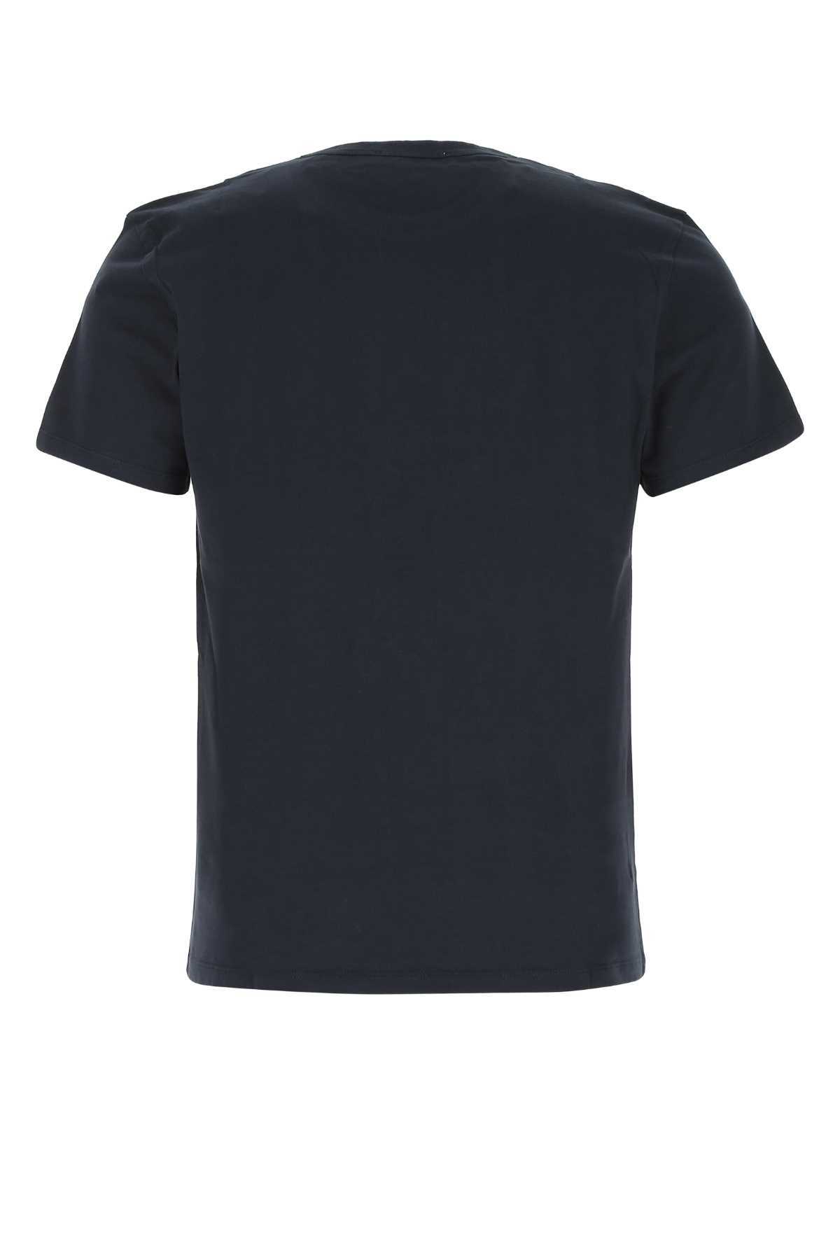 Maison Kitsuné Maison Kitsune Fox Head T Shirt In Black