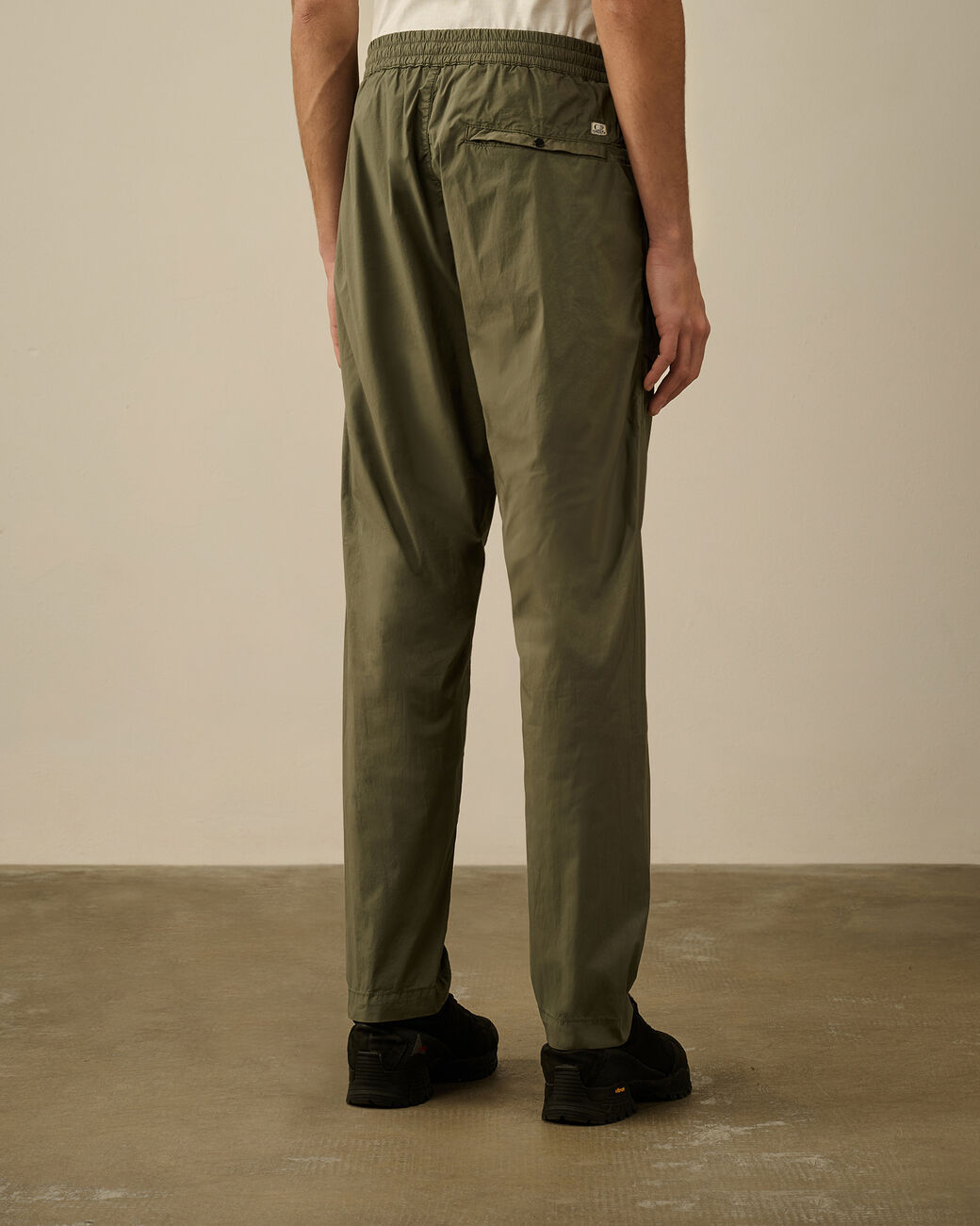 C.p. Company Lens-detail Cargo Trousers In Green