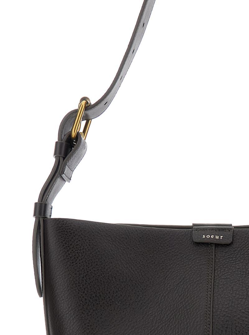 Soeur Brown Saudade Mini Shoulder Bag In Brown