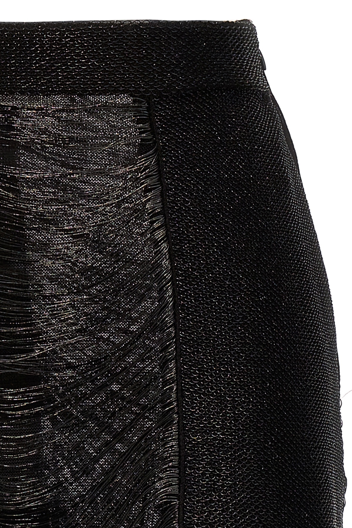 Alexander Mcqueen Mcqueen Women Armor Stitch Skirt In Black