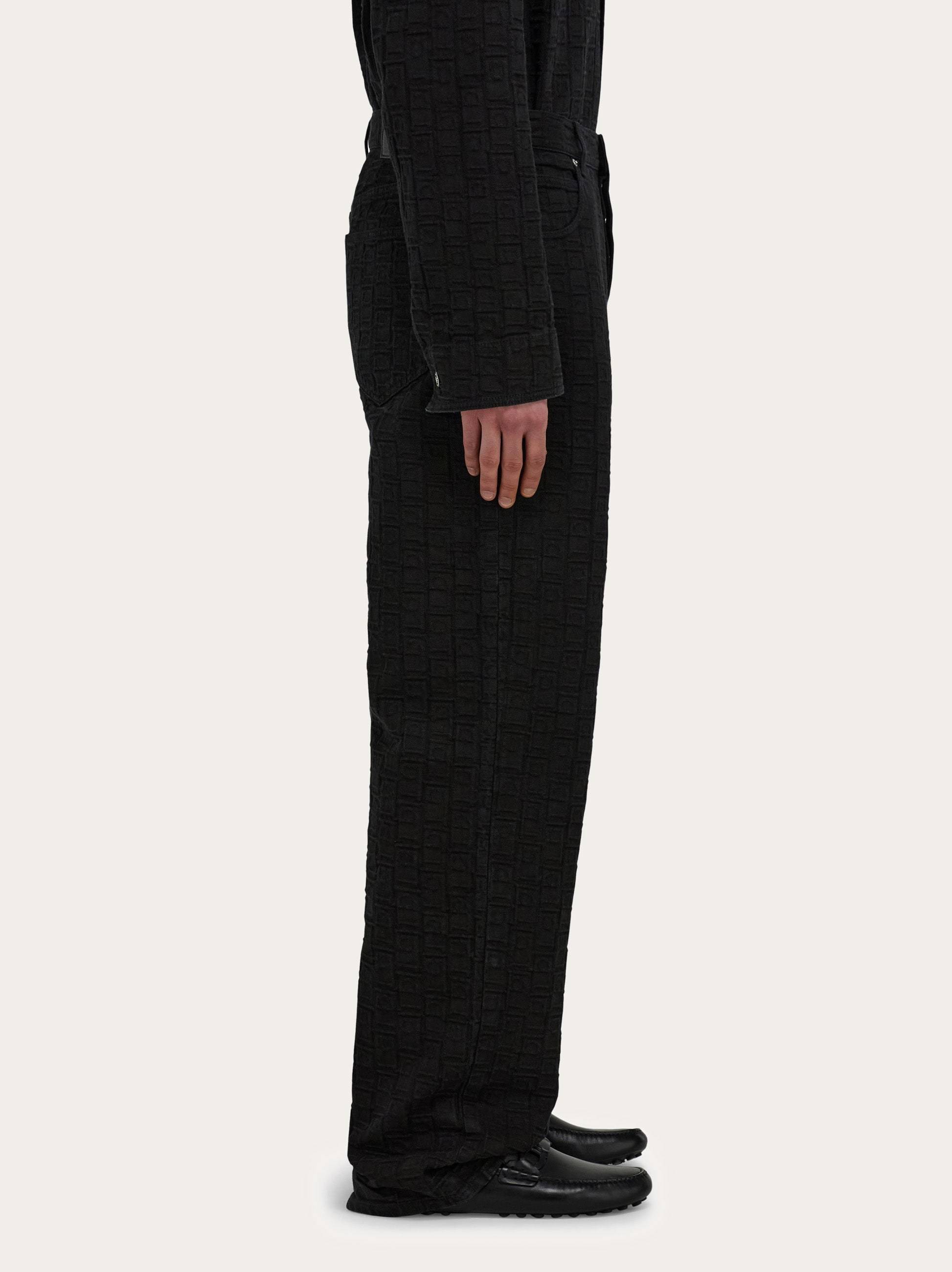 Ferragamo Monogram Five Pocket Trousers