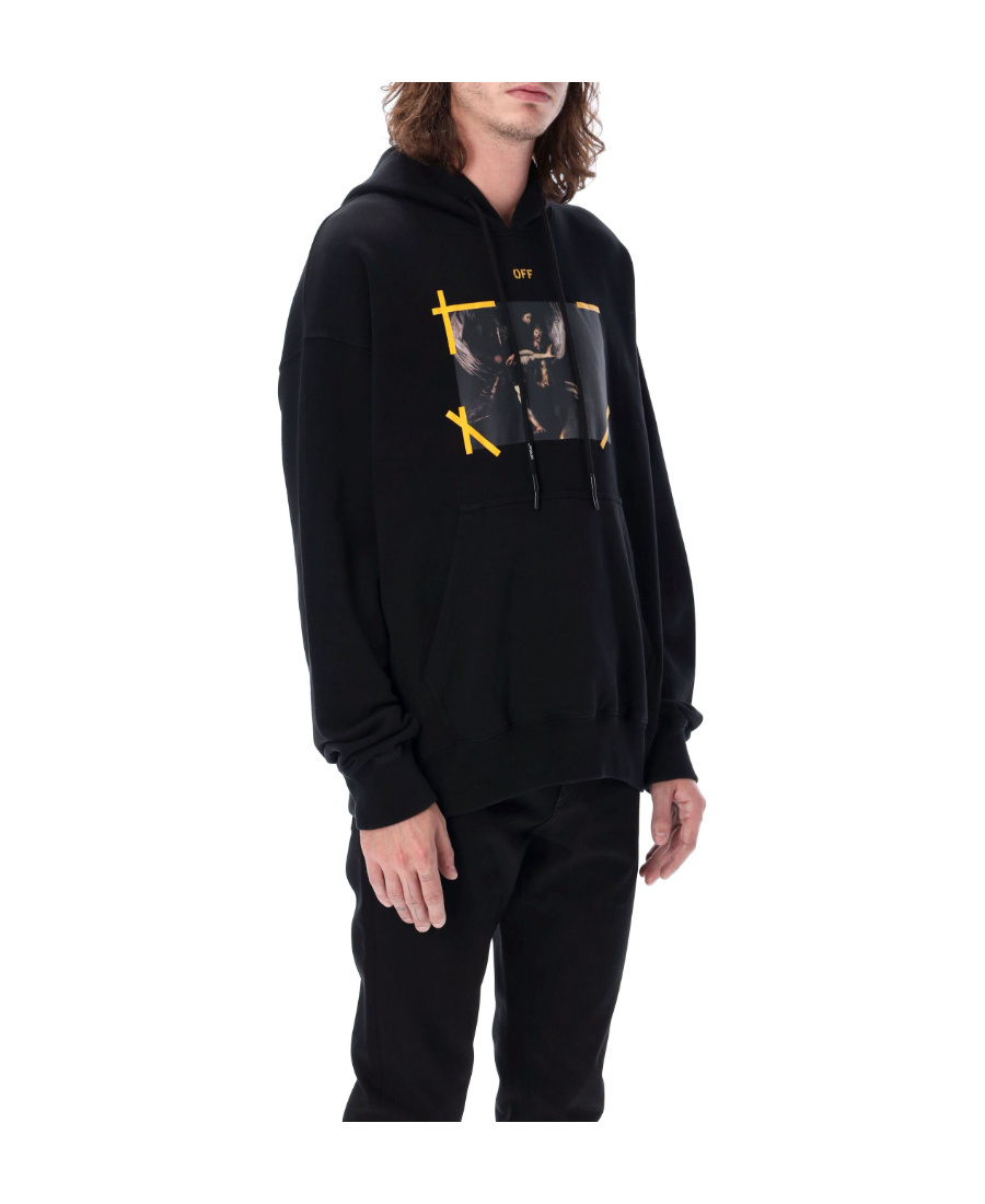 OFF-WHITE ARROWS CARAVAGGIO PRINT HOODIE
