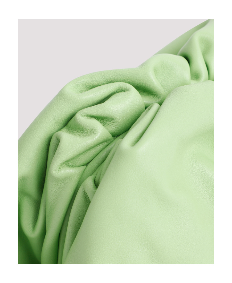 Bottega Veneta The Pouch Clutch Bag In Green