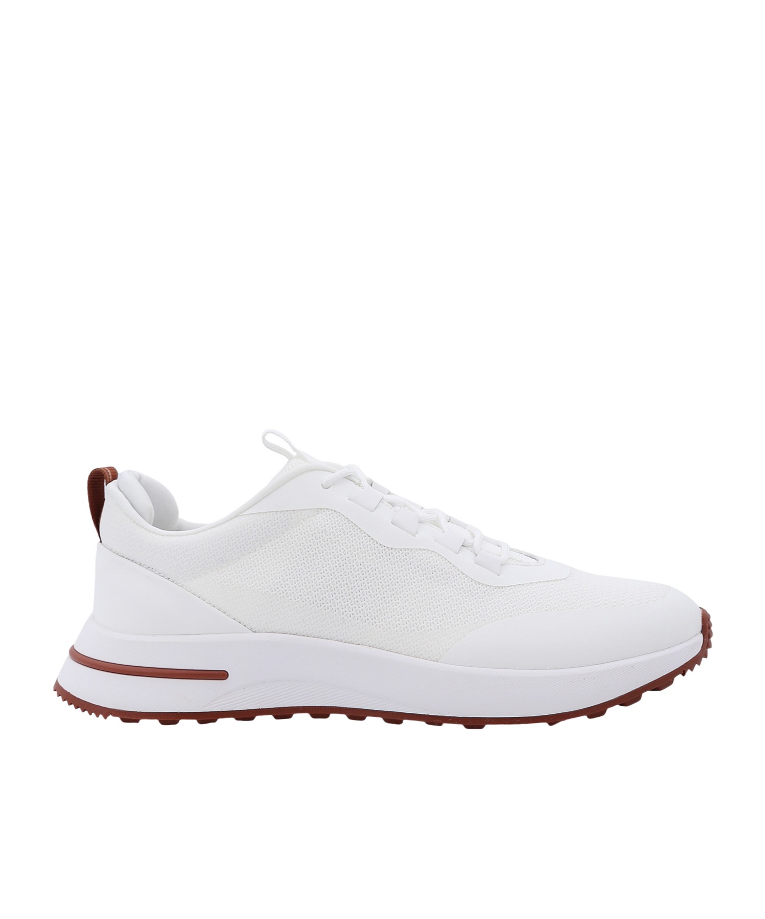 Loro Piana Round-headed Sports Shoes In White