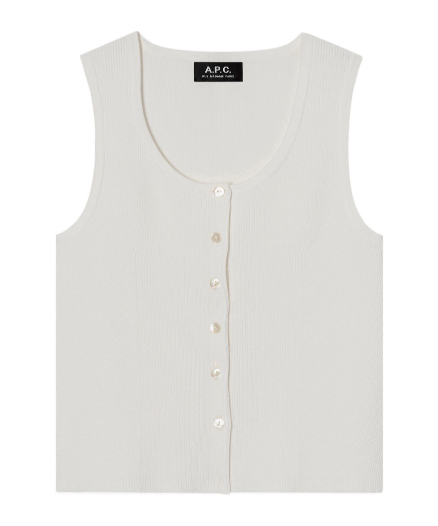 Apc Ambre Tank Top In White