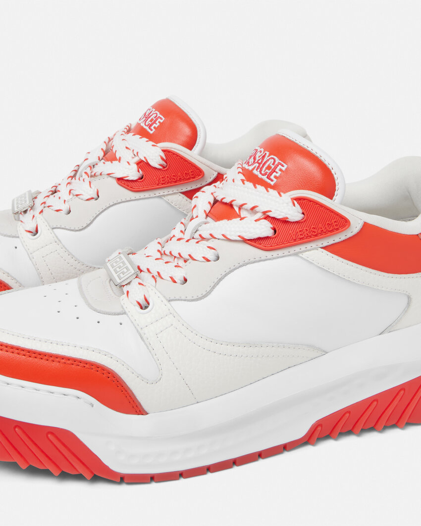 Versace Odissea Sneakers In White
