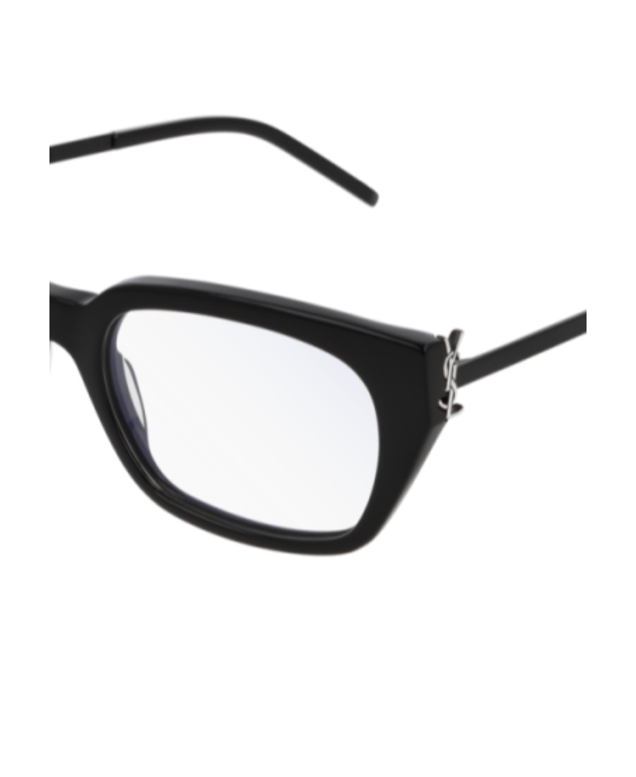 Saint Laurent Large-frame Flat Mirror In Black