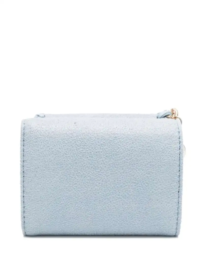 Stella Mccartney Trifold Wallet In Gray