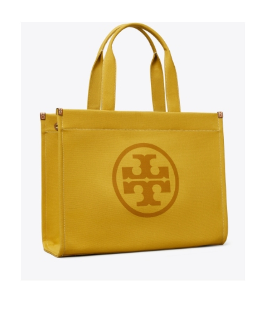 Tory Burch Logo-motif Tote In Brown