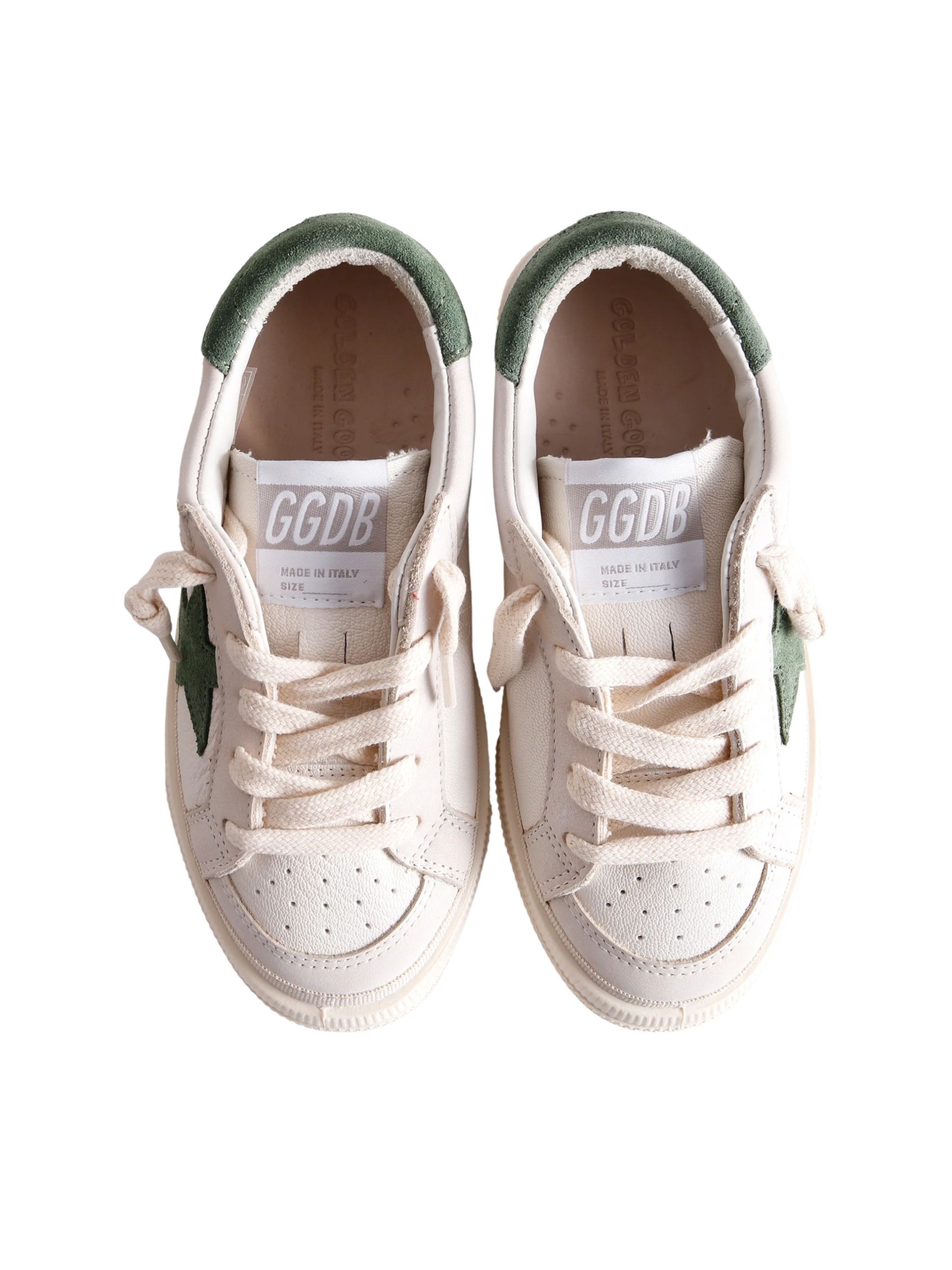 Golden Goose Lace-up Low-top Sneakers In White