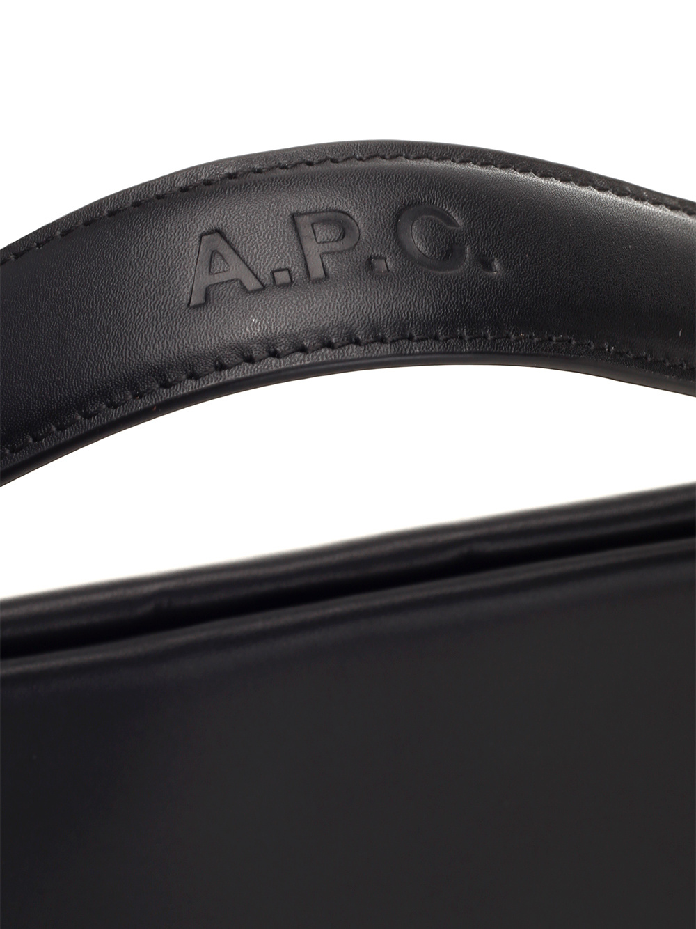 Apc Ashley Leather Tote Bag In Green