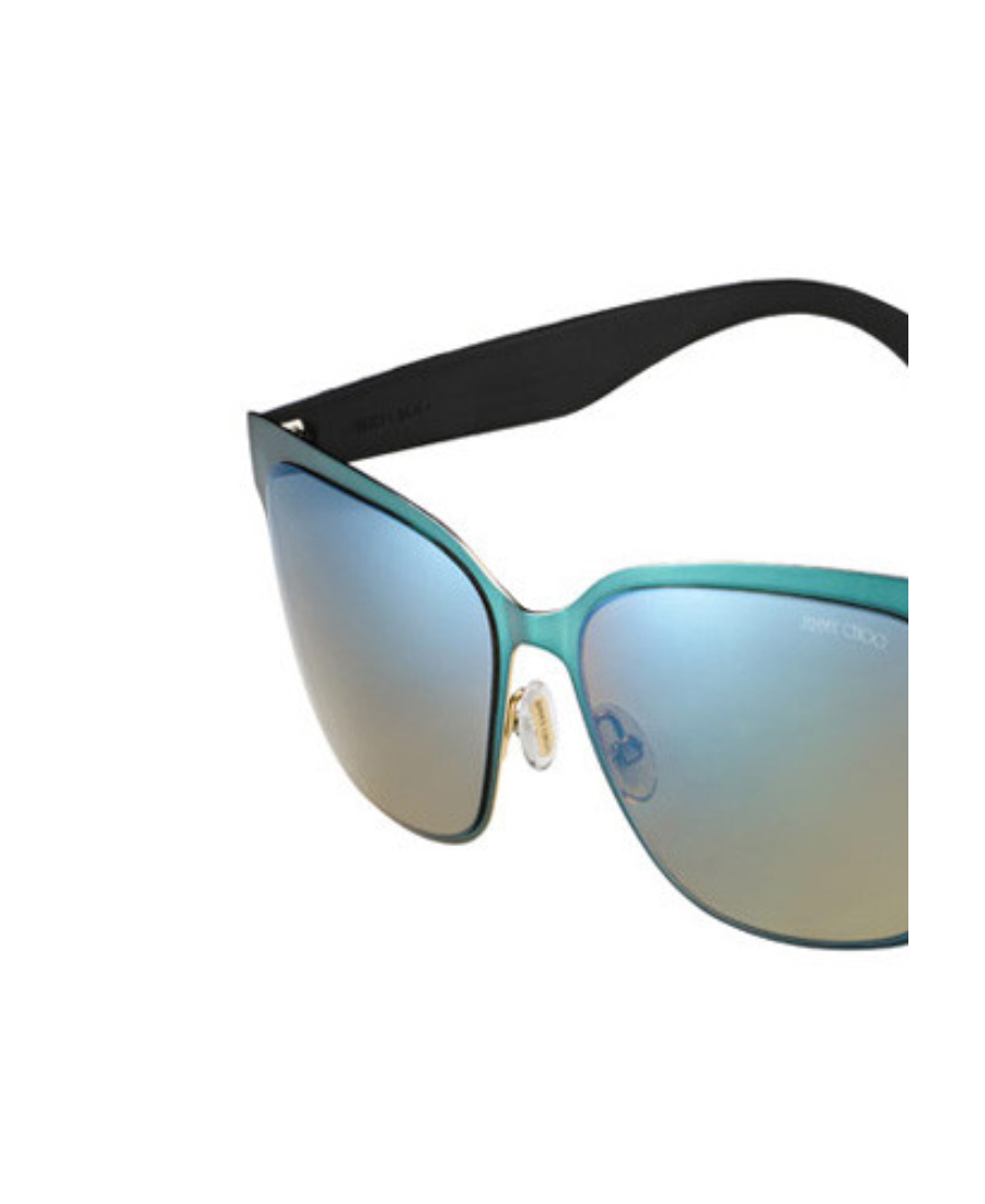 Jimmy Choo Logo Sunglasses In Multicolor