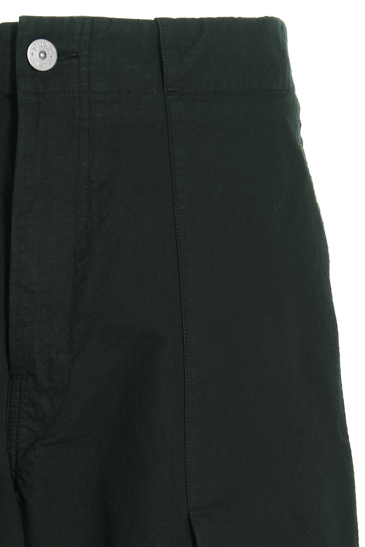 Stone Island Tapered Cargo Trousers In Gray