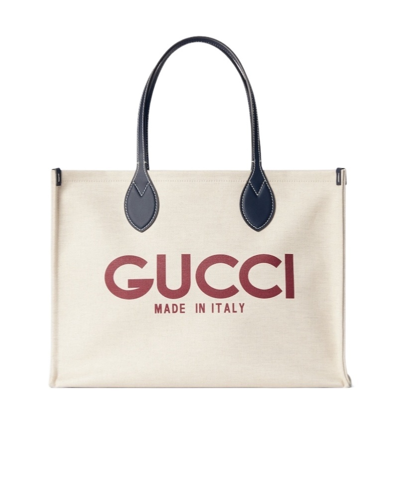 Gucci Medium -print Tote Bag In White