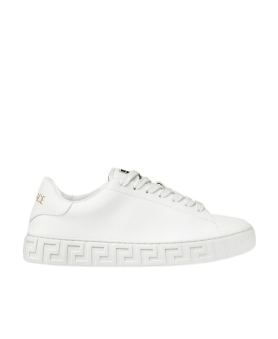 Versace Greca Eco Leather In White