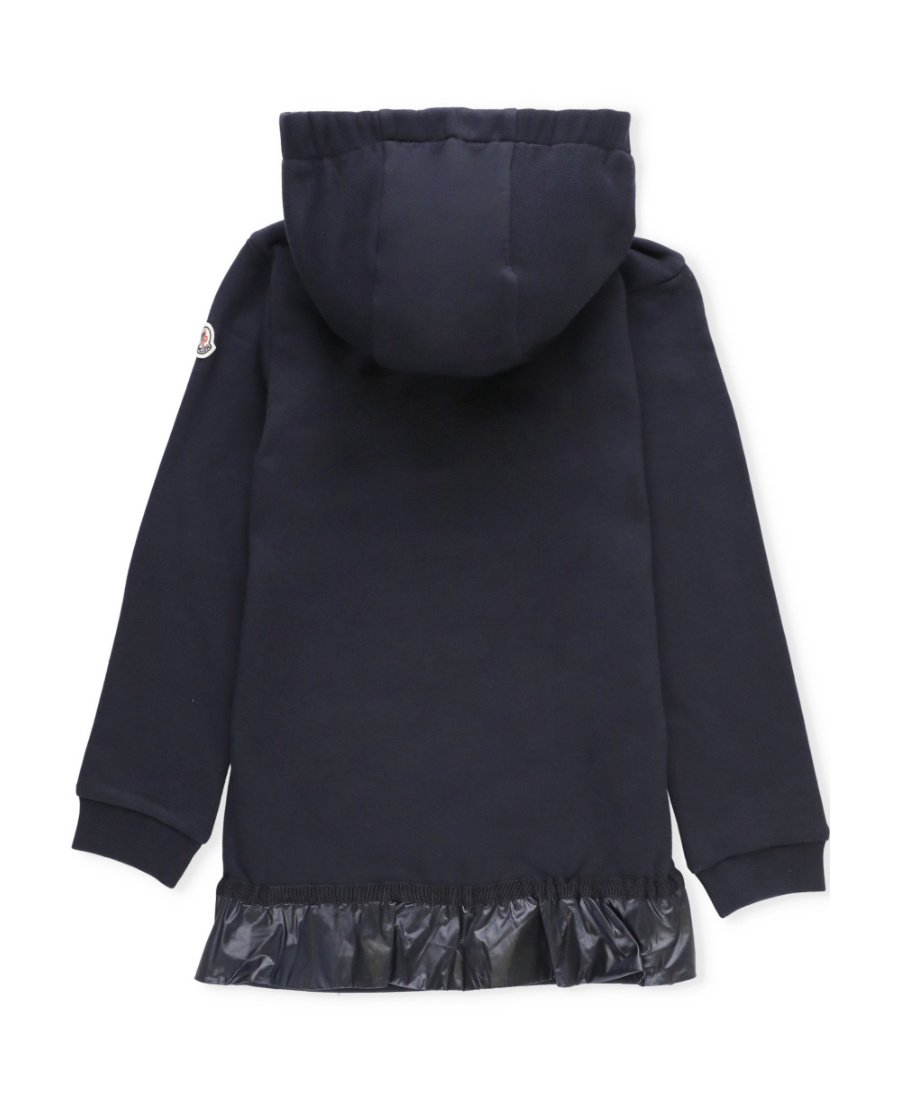 Moncler Hoodie Dress In Blue