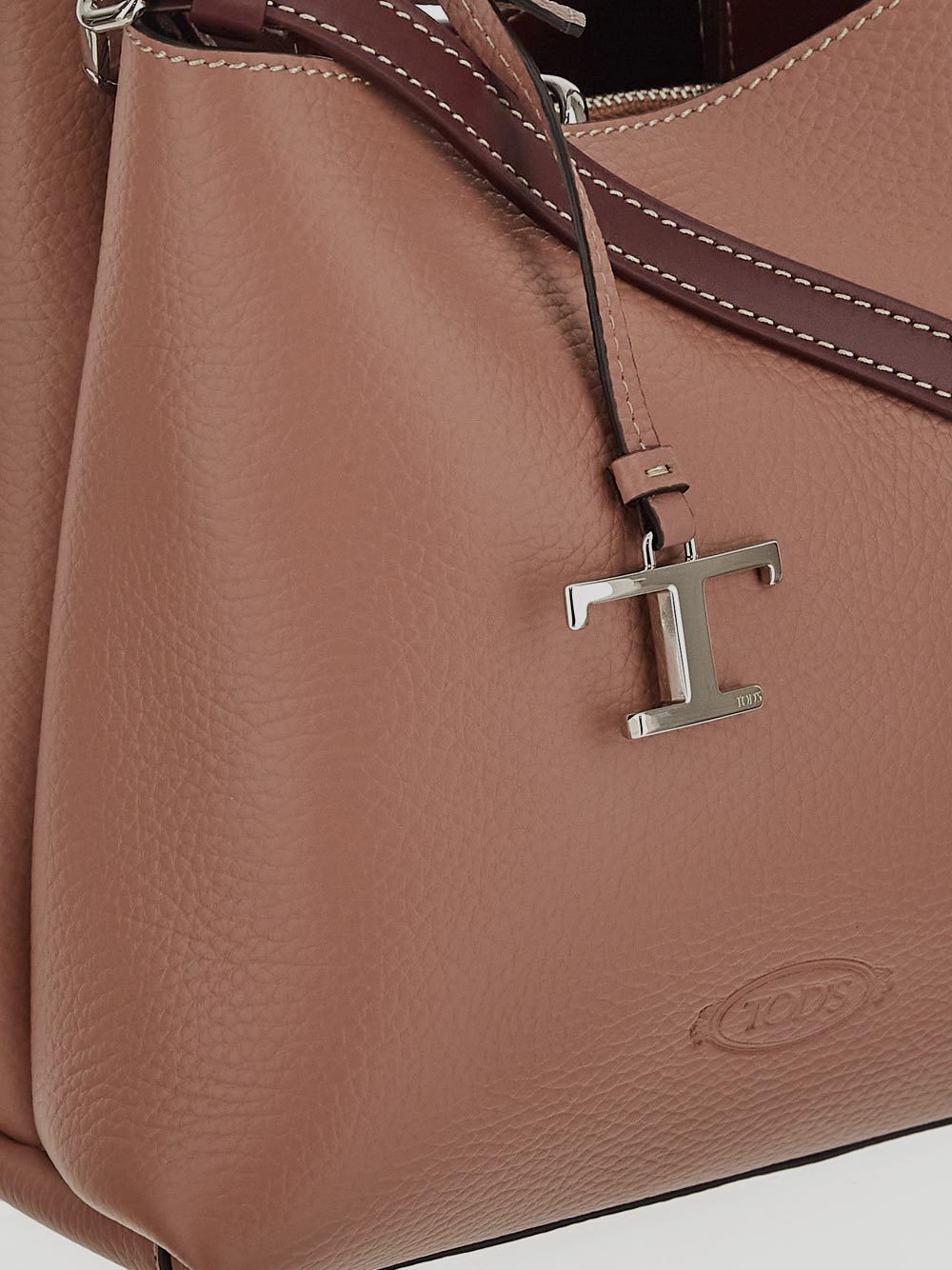 Tod's Logo-debossed Tote Bag In Brown