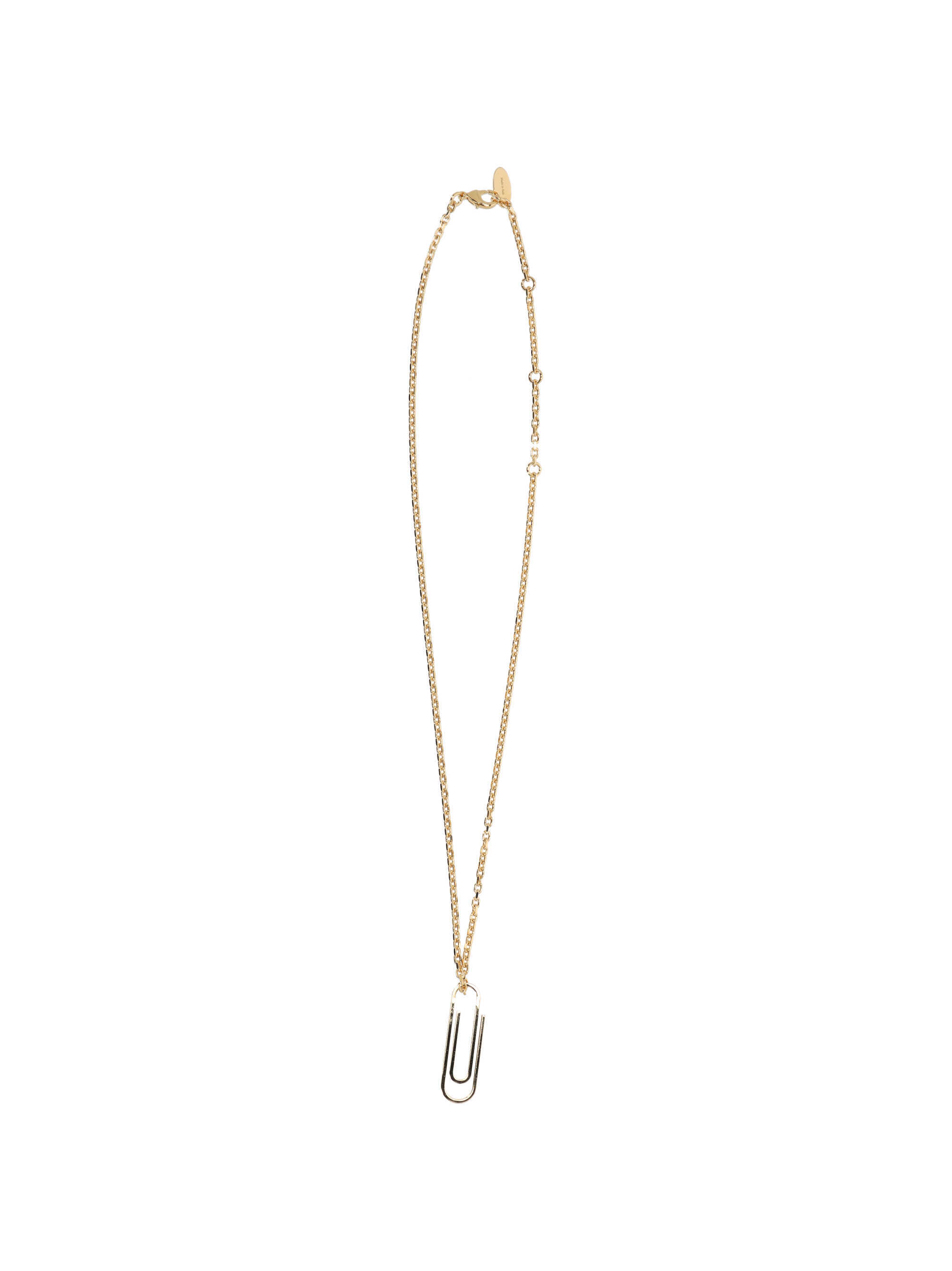 Off-white Paperclip-pendant Necklace