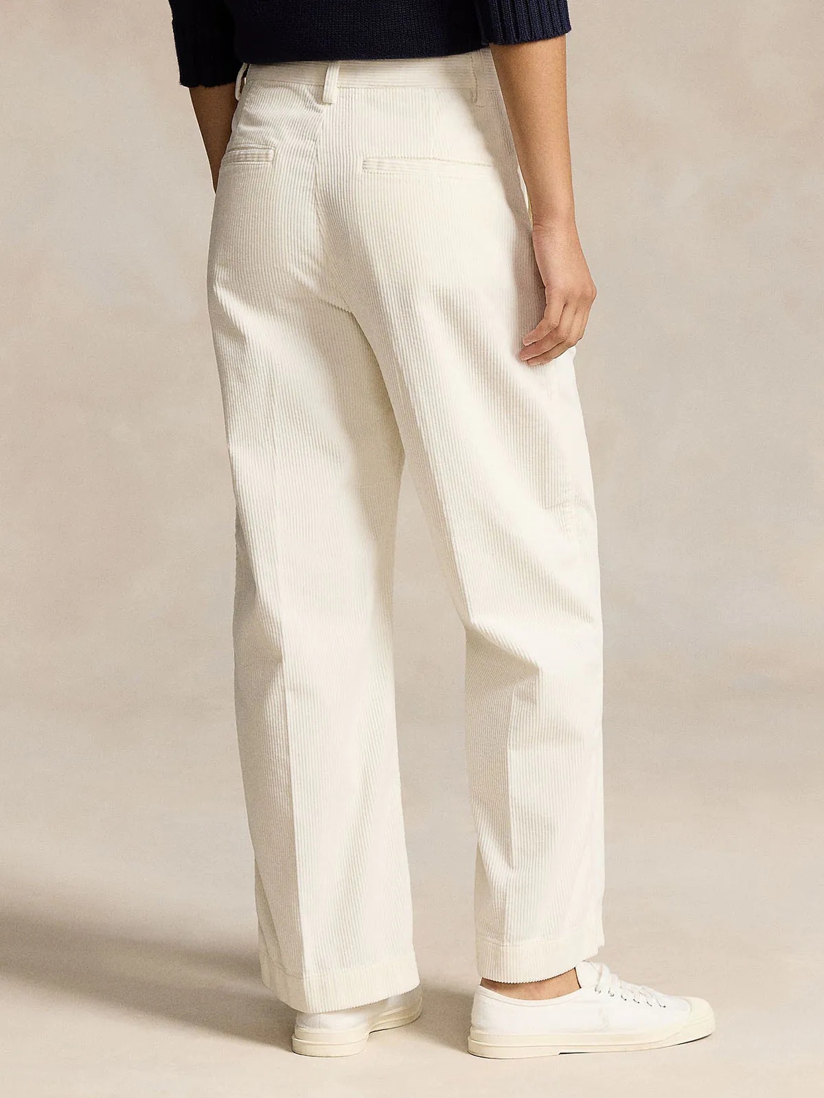 Polo Ralph Lauren Corduroy Trousers In White