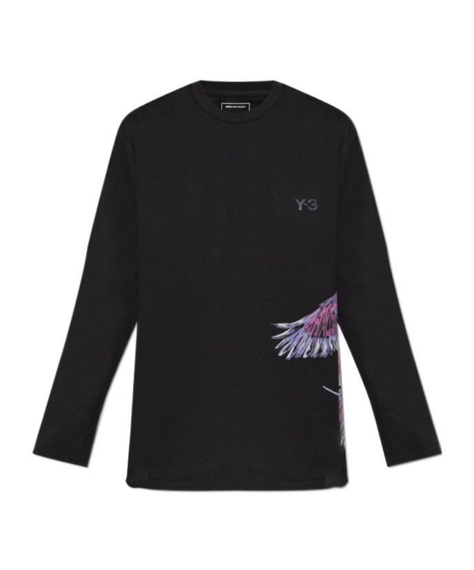 Y-3 X Adidas Graphic-print T-shirt In Black