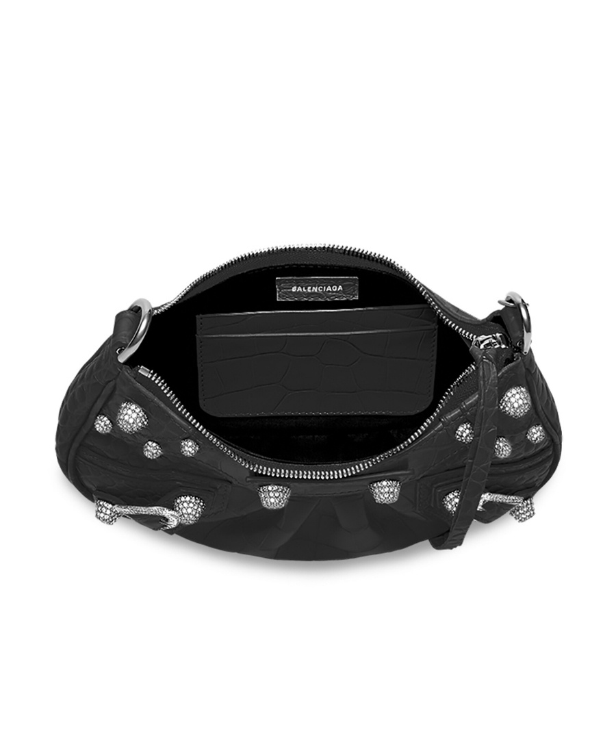 Balenciaga Borsa Le Cagole Mini Con Catena Da Donna In Nero In Black