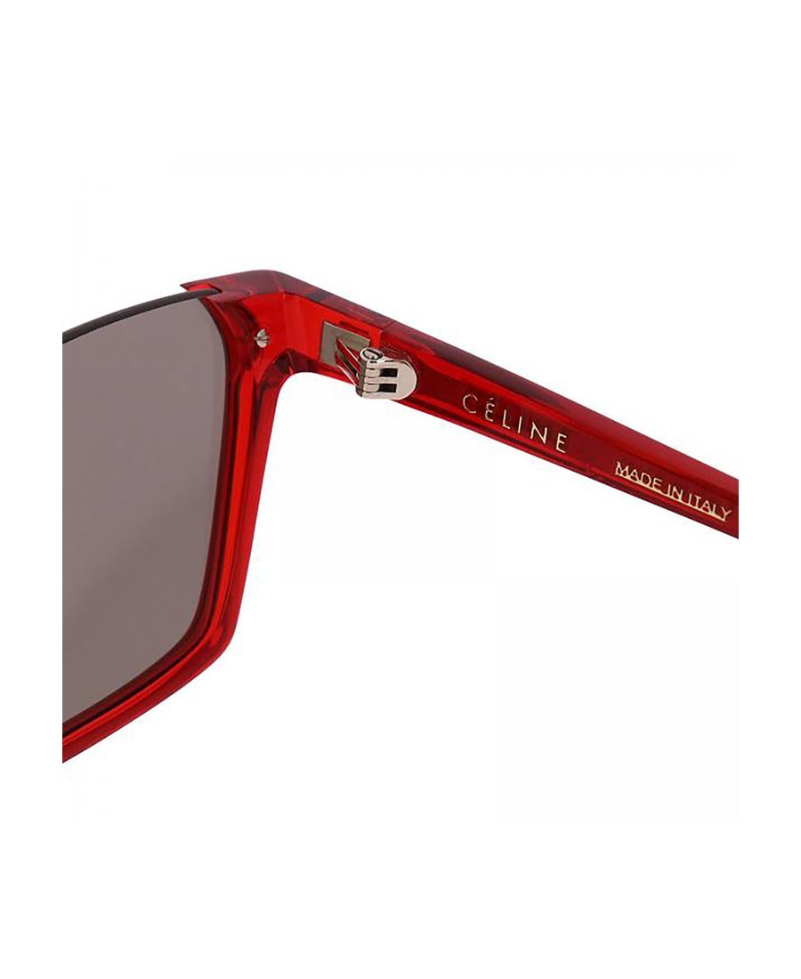 Celine Square Sunglasses In Red