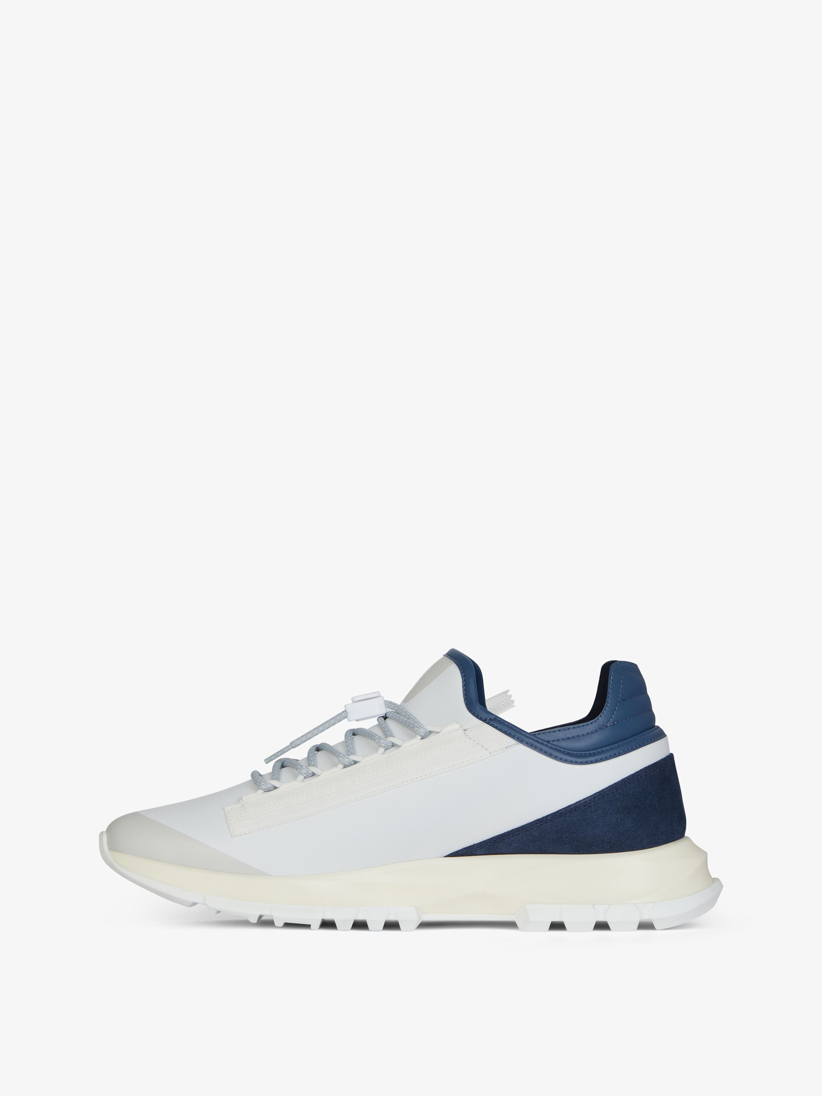 Shop Givenchy Spectre Runner Sneakers In Synthetic Leather And Suede In White