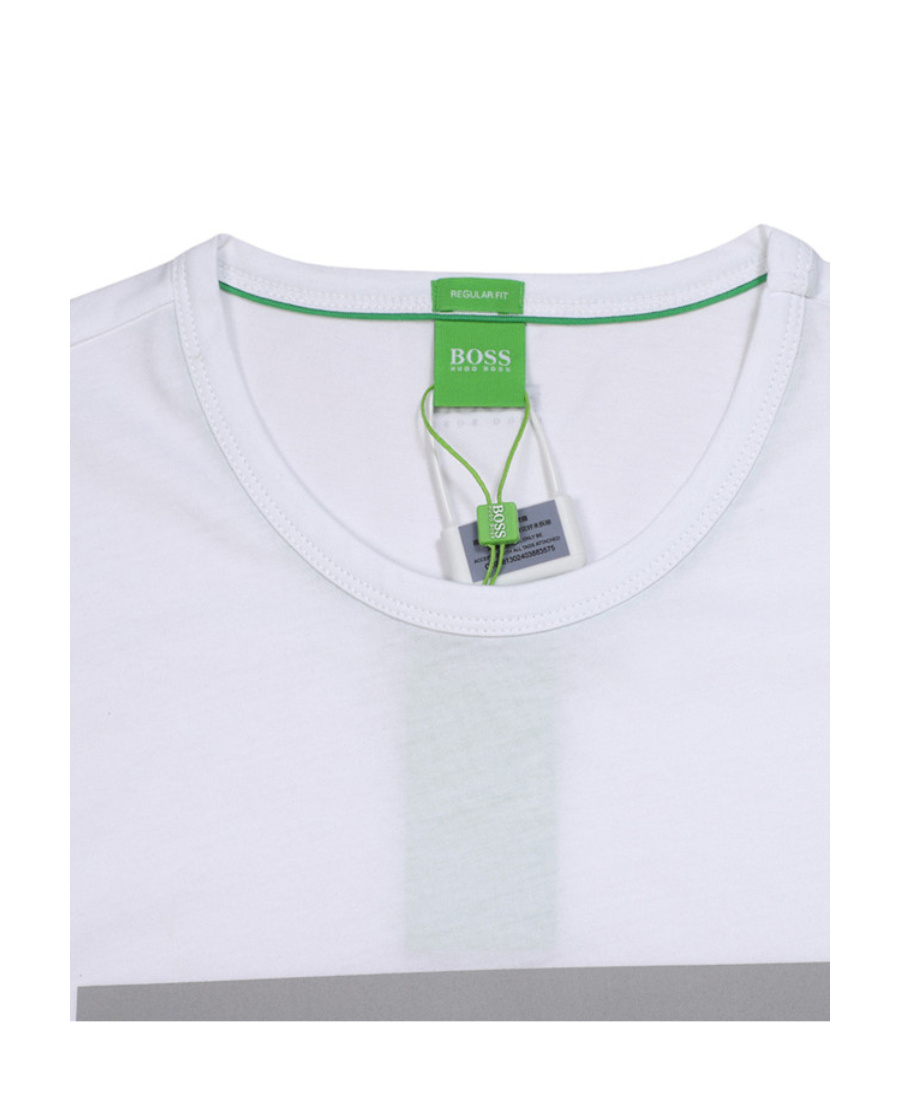 Hugo Boss Logo Printed T-shirt In White