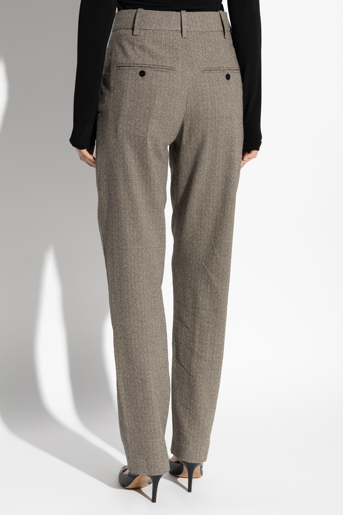 Isabel Marant Belt-loop Casual Pants In Gray