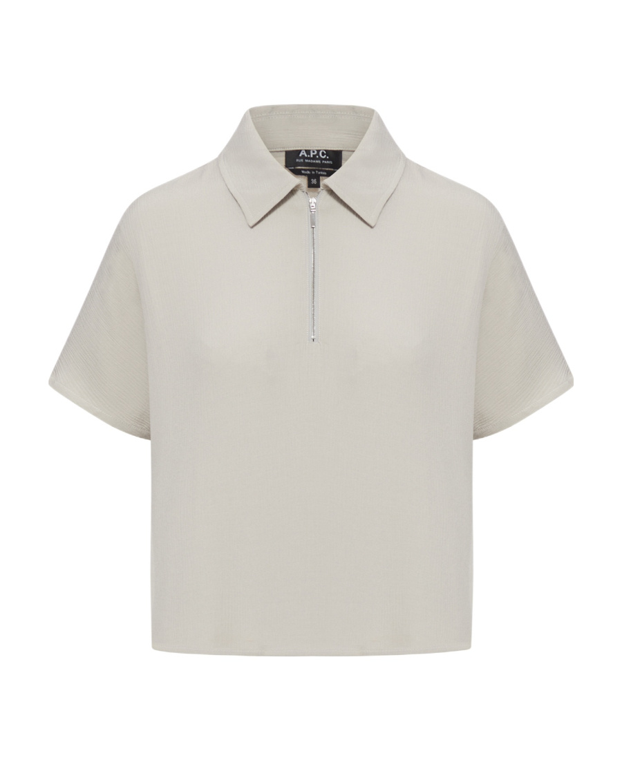 Apc Roxy Short-sleeved Blouse In White