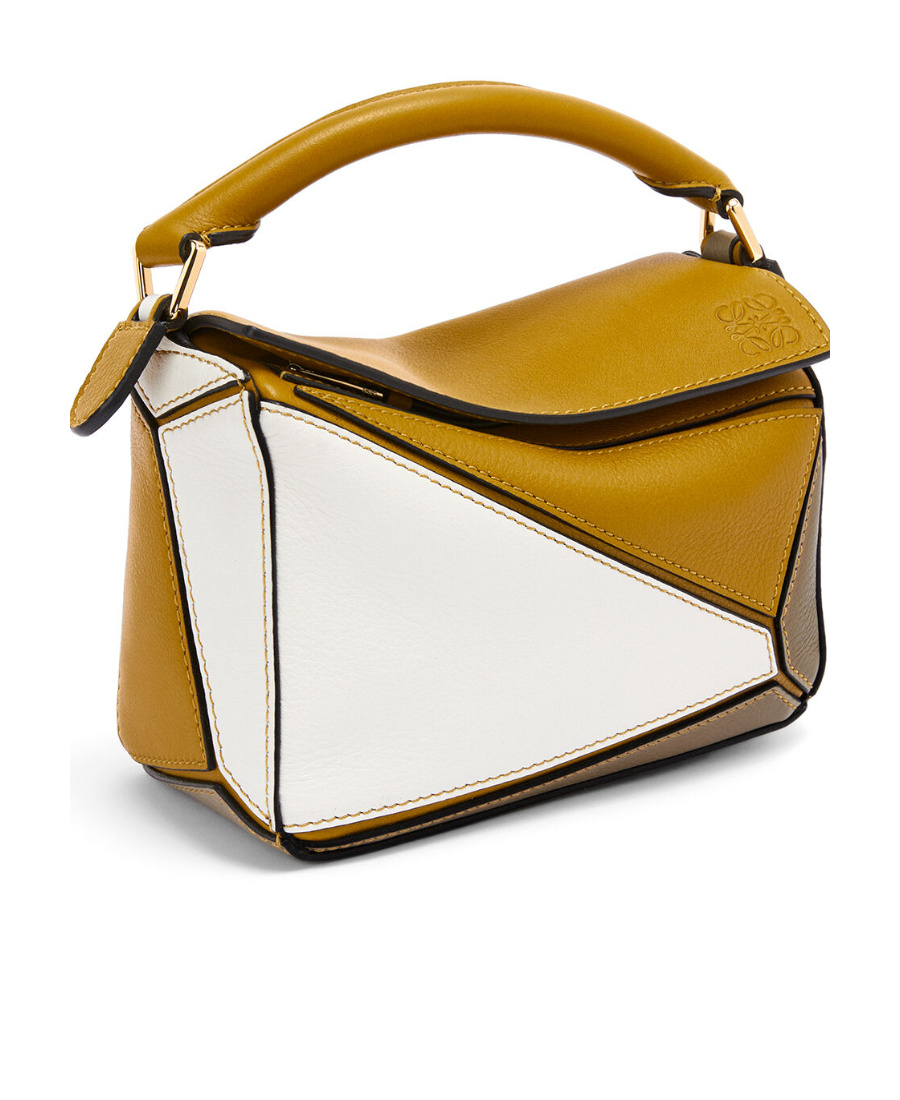 Loewe Classic Puzzle Mini Shoulder Bag In Brown