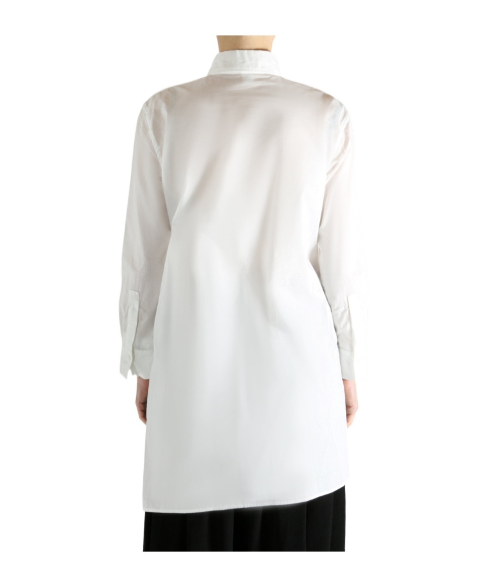 Y's -bleed Frill Shirt In White